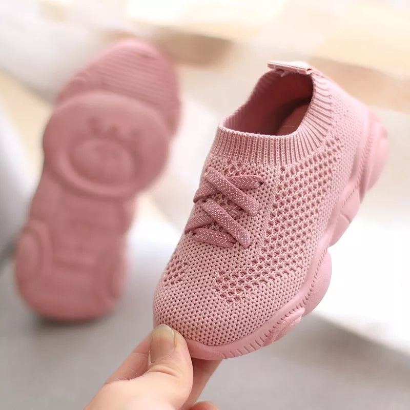 Kids Shoes Antislip Soft Bottom Baby Sneaker Casual Flat Sneakers Shoes Children size Girls Boys Sports Shoes