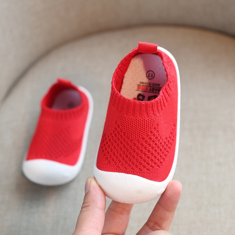 Kid Baby First Walkers Shoes Breathable Infant Toddler Shoes Girls Boy Casual Mesh Shoes Soft Bottom Comfortable Non-slip Shoes