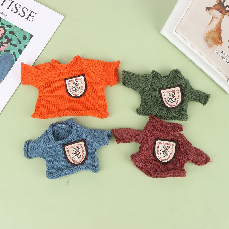 1 Pc Baby Clothes For Dolls 20cm Baby Cute Sweater Clothing Suit Diy Doll Dressup doll accesories miniatures accessoires