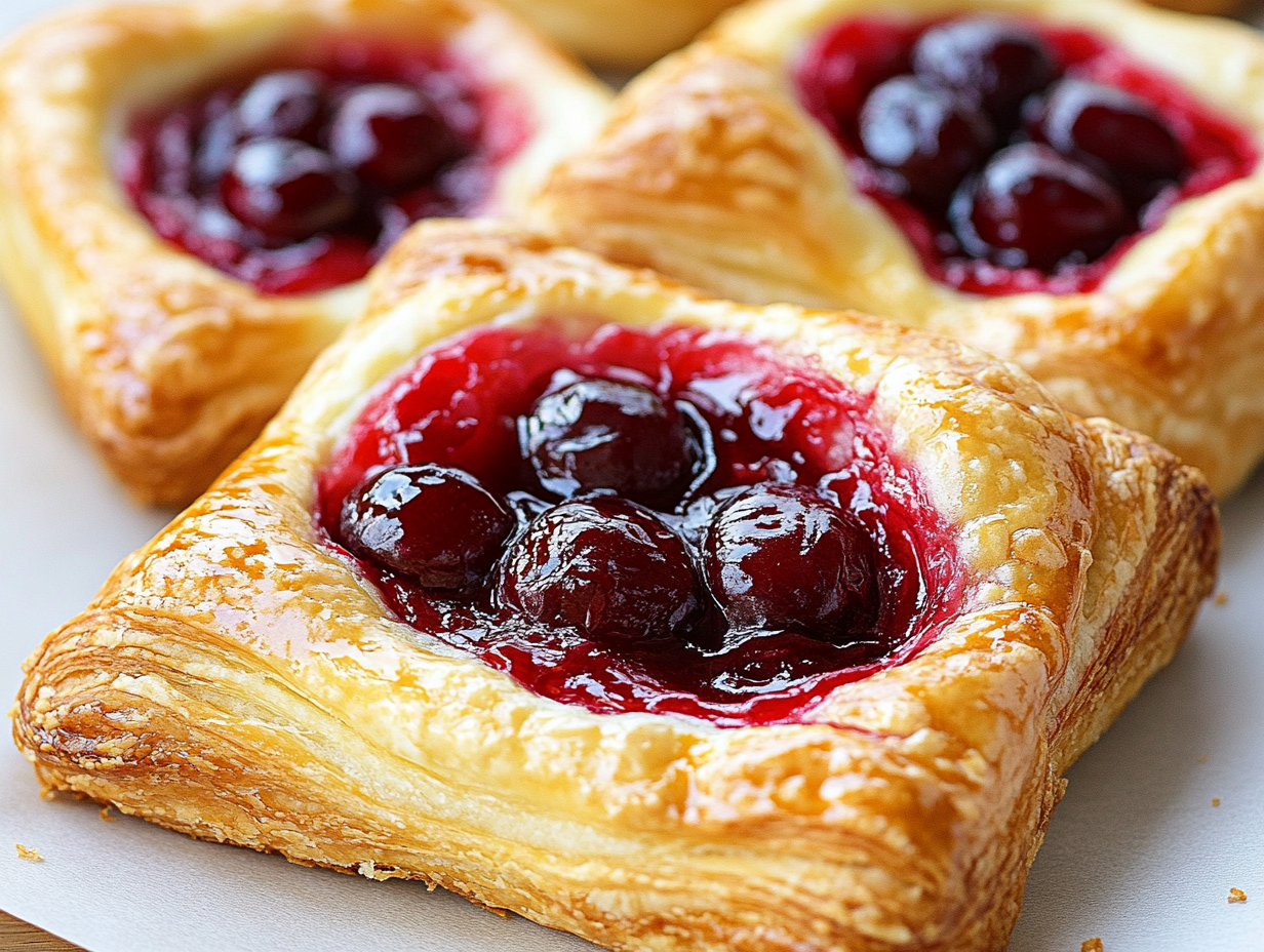 Cherry Cream Cheese Danish