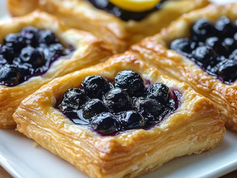 Lemon Blueberry Danish