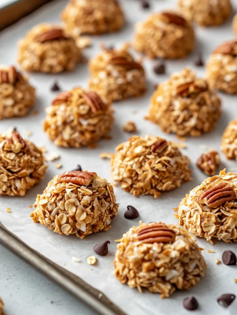 Imagine sinking your teeth into a bite-sized treat that's as satisfying as a rich dessert but without the hassle of baking. No-Bake Pecan Coconut Praline Cookies are the perfect solution for those seeking a delightful treat that’s both nutritious and quick to prepare. Combining the sweetness of maple syrup with the crispy texture of pecans and coconut, these cookies are a sweet escape without the guilt. With just a few simple ingredients and a little time to chill, you can enjoy these fun snacks any time of day!