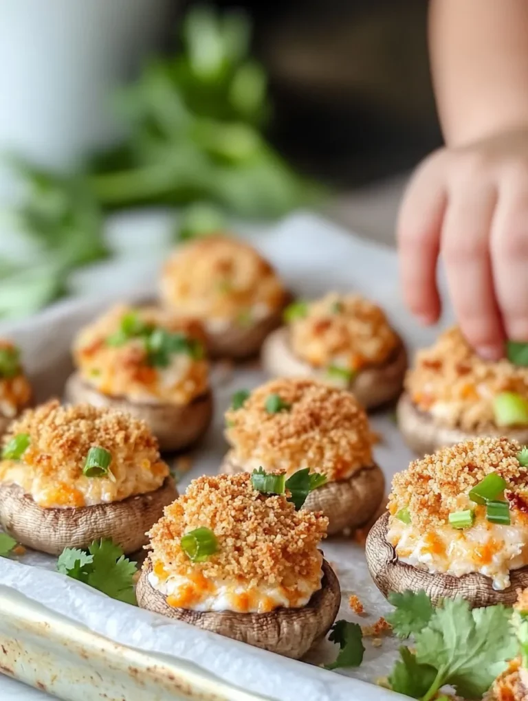 Imagine biting into a warm, savory stuffed mushroom filled with creamy, crab-infused goodness. These Crab Rangoon Stuffed Mushrooms transform a traditional appetizer into a delightful dish that will impress your guests and tantalize your taste buds. Perfect for any gathering, this unique recipe combines the classic flavors of crab rangoon with the earthy richness of mushrooms, offering a taste experience that’s nothing short of sublime.