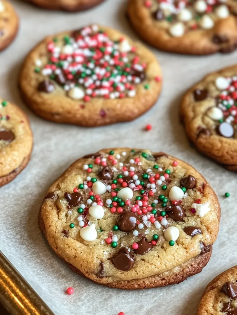 The holiday season is the perfect time to indulge in delicious treats that bring warmth and nostalgia into our homes. Festive Chocolate Chip Christmas Cookies are the quintessential holiday snack that sweetens every gathering, from cozy family nights to jubilant holiday parties. With gooey chocolate chips, a hint of seasonal spices, and a sprinkle of festive cheer, each bite is a delightful reminder of the magic of Christmas. These cookies not only embody the joyous spirit of the season but also infuse your home with that irresistible cookie aroma that makes everyone feel merry and bright.