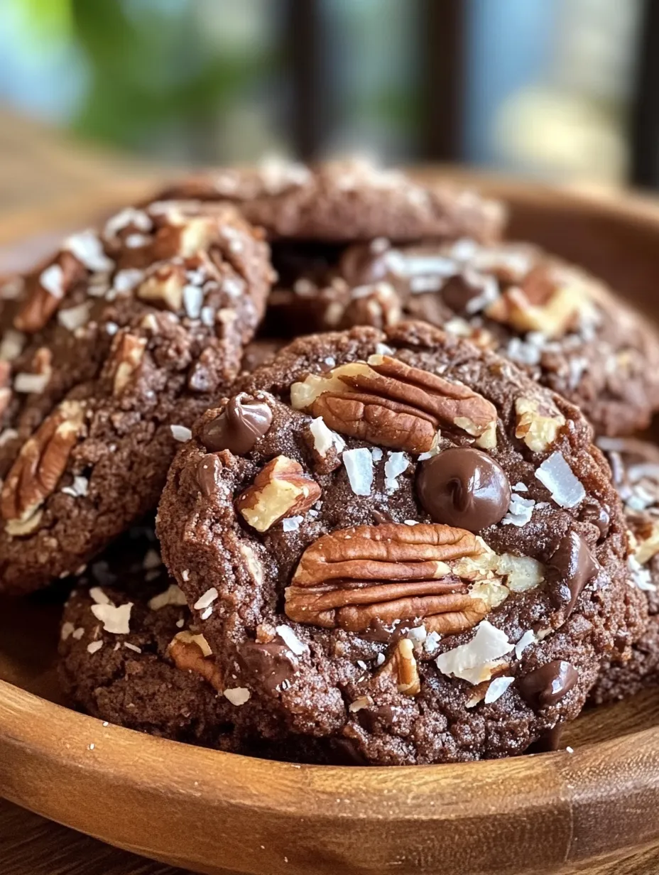 Are you ready to treat yourself to something utterly delicious? Chocolate Pecan Coconut Cookies are the perfect combination of sweet and nutty with a delightful chocolatey twist! Imagine biting into a cookie that’s soft, chewy, and adorned with the richness of chocolate, the crunch of pecans, and the tropical flair of coconut. These cookies are perfect for any occasion, whether it's a cozy family gathering or a weekend bake-off. One bite, and you'll understand why this irresistible recipe has become a beloved favorite in many homes, including mine!