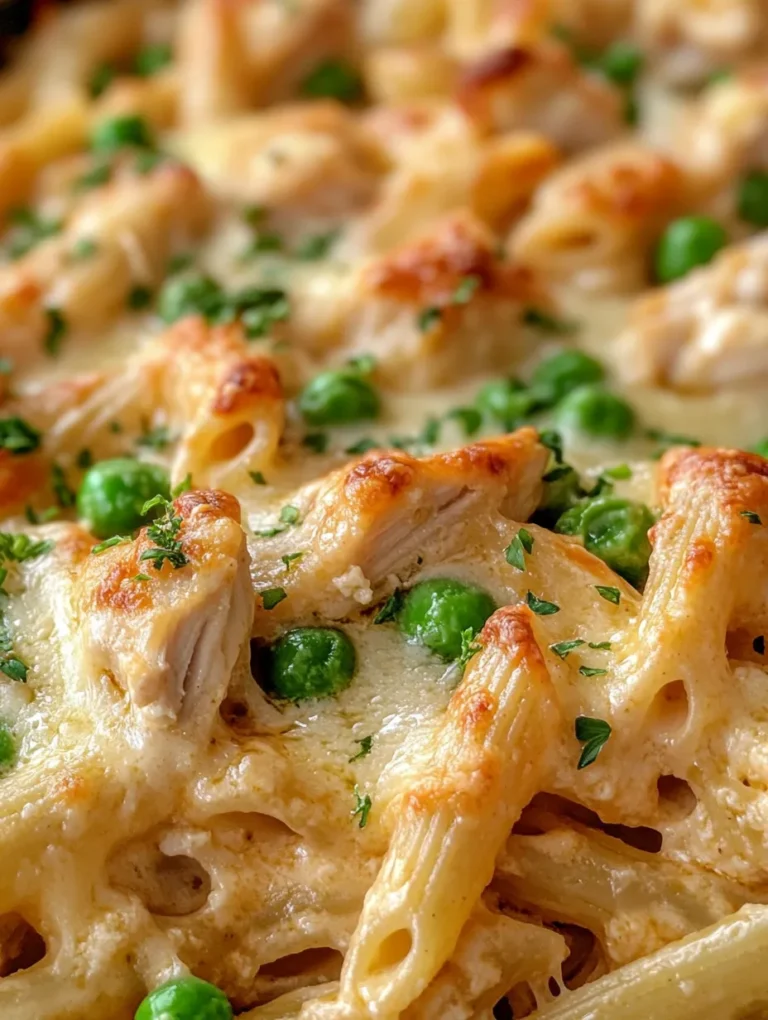 Imagine a steaming, cheesy pasta bake, hot from the oven, its enticing aroma wafting through the kitchen. This Creamy Garlic Parmesan Chicken Pasta Bake is an ultimate comfort food that combines the rich flavors of garlic and parmesan with tender chicken and al dente pasta. This dish is not just a meal; it's a delightful experience that will make your family gather around the dinner table for seconds!