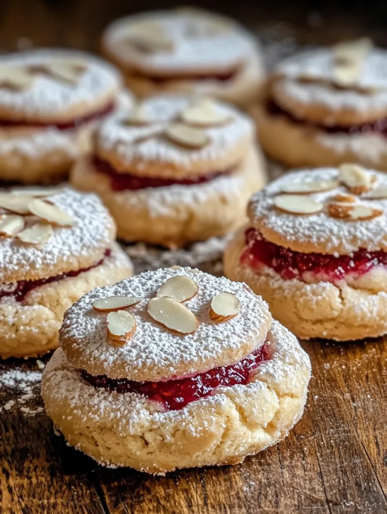 When the holiday season approaches, I often reminisce about the aroma of freshly baked cookies wafting through my home. Among my favorites are Raspberry-Filled Almond Snow Cookies – delicate, buttery cookies filled with luscious raspberry jam and topped with a sprinkle of powdered sugar. These delightful treats are not just a feast for the eyes with their charming snow-like appearance; they boast a perfect balance of nutty flavors and tangy sweetness. You’ll find yourself reaching for one (or two!) with a steaming cup of tea.