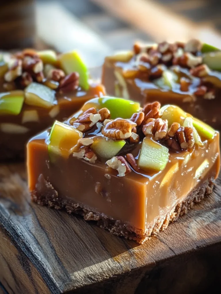 If you’re searching for the perfect autumn treat that captures the essence of crisp apples and creamy sweetness, look no further than this Caramel Apple Fudge recipe. Imagine biting into soft fudge infused with tart Granny Smith apples, savory pecans, and rich caramel, all enveloped in smooth white chocolate—it's a flavor explosion that will satisfy your sweet tooth and warm your heart! This indulgent candy isn't just a festive delight; it's also a nostalgic reminder of cozy fall gatherings and crisp orchard days.