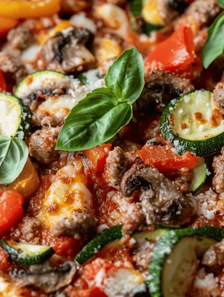 Imagine digging into a hearty bowl filled with all your favorite pizza toppings, minus the crust. Our Low Carb Crustless Pizza Bowl is a flavorful feast that embodies the essence of pizza without the carb overload! Perfect for a quick weeknight dinner or meal prep, this dish is not only satisfying and scrumptious but also packed with protein and veggies. Say goodbye to the guilt and hello to a healthy, low-carb pizza experience!