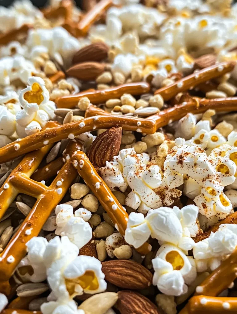 Do you ever crave a snack that's crunchy, savory, and downright addictive? Look no further than this Ranch Trail Mix Snack Mix! A perfect blend of nuts, seeds, crackers, and popcorn, all tossed with zesty ranch seasoning, this snack mix is more than just a munchie—it's an experience! Whether you're gearing up for a movie night, packing for a road trip, or simply looking for a quick bite, this delightful mix will keep your taste buds engaged and your stomach satisfied.