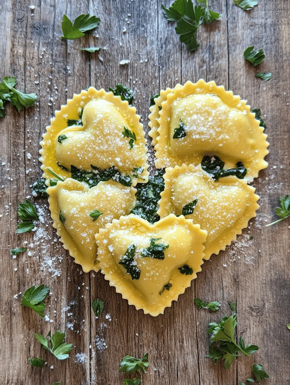 Imagine the scene: a beautifully set table, soft candlelight flickering, and a plate of stunning heart-shaped ravioli glistening with a homemade garlic butter sauce. This Heart-Shaped Ravioli with Garlic Butter Sauce is more than just a meal; it’s an experience meant to be shared with loved ones. Whether for Valentine’s Day, an anniversary, or just a special dinner at home, this dish's vibrant colors and delightful flavors will sweep you off your feet.