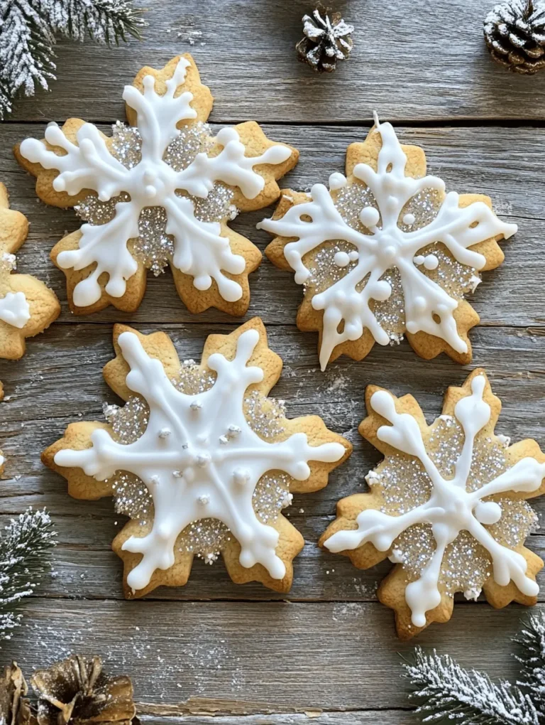 Every holiday season, amidst the festive cheer, there's nothing quite like indulging in a sweet treat that warms the heart. Frosty Snowflake Sugar Cookies are not just another cookie; they encapsulate the spirit of winter in each delicate bite. Soft, buttery, and adorned with shimmering icing and edible glitter, these cookies not only taste divine but also look enchanting on any holiday table. Growing up, my family would bake these cookies together, and they became a cherished tradition that continues to bring us joy every winter.