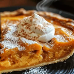 Sweet potato pie is more than just a delicious dessert; it is a cherished tradition in many cultures, particularly in the Southern United States. Known for its rich, velvety filling and flaky crust, this pie embodies the warm flavors of fall and winter, making it an ideal treat for holidays and family gatherings. As the aroma of sweet potatoes and spices wafts through the kitchen, it brings people together, evoking memories of shared meals and festive celebrations.