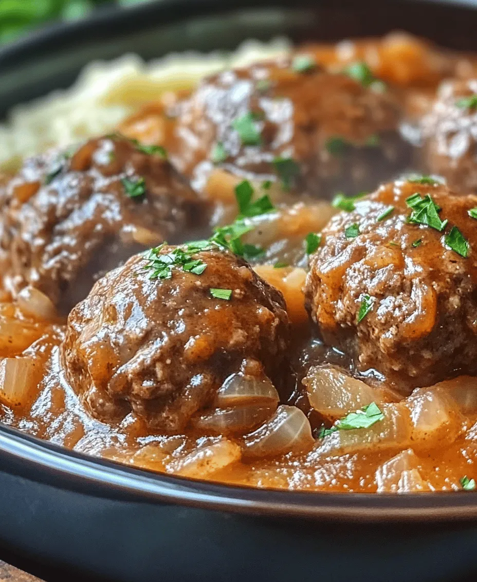 Salisbury steak is a beloved classic that evokes feelings of comfort and nostalgia. This hearty dish, typically made from ground beef, is often accompanied by rich gravy and served over a bed of mashed potatoes. The combination of savory flavors and tender meat makes it a favorite among families looking for a satisfying meal. However, traditional Salisbury steak can be time-consuming to prepare, which is where the slow cooker comes into play.