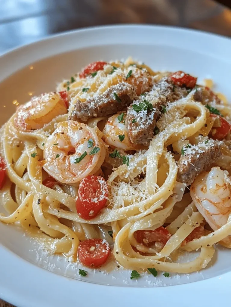 Looking for a dish that’s bursting with flavor and sure to impress? Prepare to tantalize your taste buds with this Cajun Shrimp and Andouille Sausage Pasta Delight. Combining succulent shrimp with the spicy kick of Andouille sausage and a creamy sauce, this pasta dish is not only delicious but also incredibly satisfying. Perfect for weeknight dinners or special gatherings, it's a dish you'll want to make again and again!