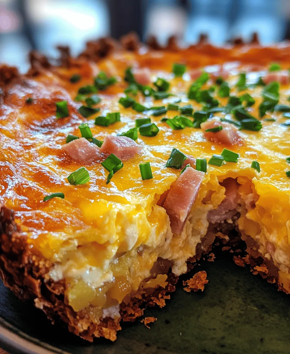 Delve into the world of comfort food with this delightful Hash Brown Crust Quiche featuring ham and cheddar. This recipe combines the crispy, golden goodness of hash browns with a rich, savory filling, resulting in a dish that is not only satisfying but also versatile enough for any meal of the day. Whether you’re hosting a brunch for family and friends or simply looking for a hearty dinner option, this quiche is sure to impress with its unique flavor profile and appealing presentation.