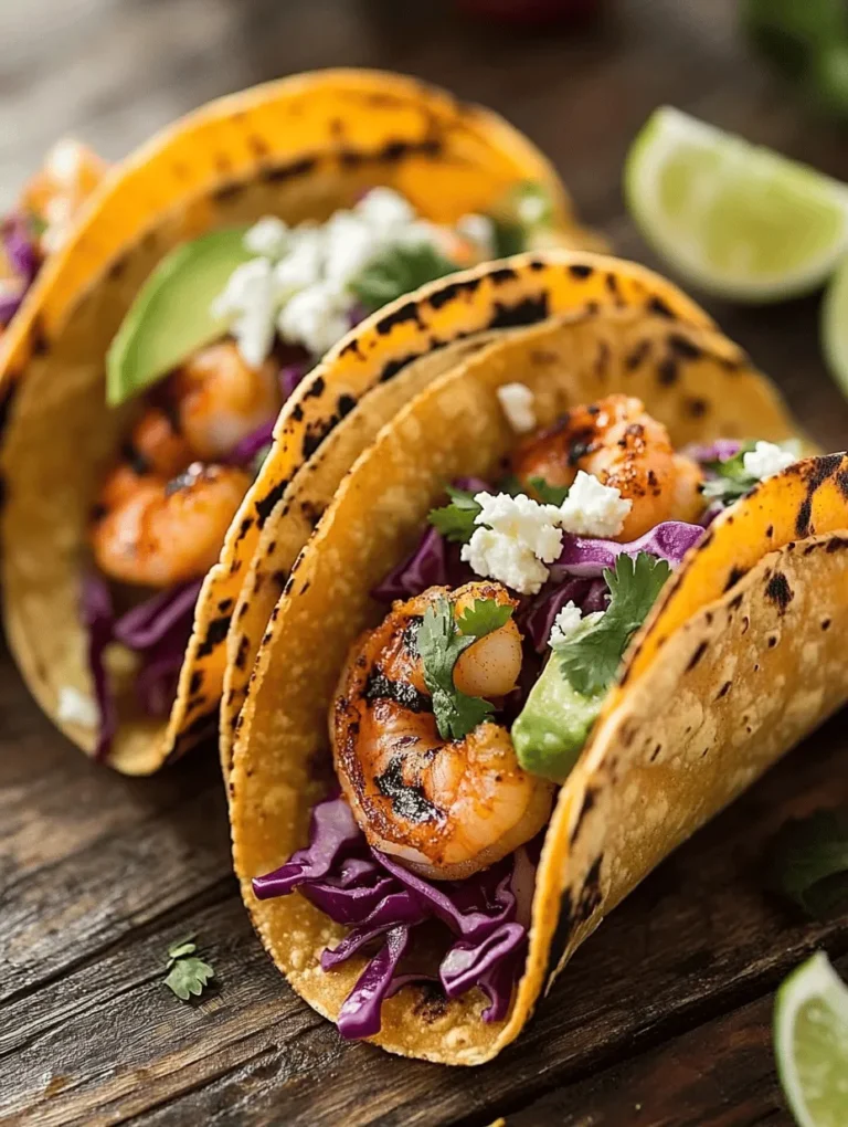 Imagine sinking your teeth into tacos bursting with zesty flavors, where succulent shrimp meet a tangy lime marinade, all enveloped in warm tortillas – welcome to Chili Lime Grilled Shrimp Tacos! This delightful dish is a perfect balance of spicy and citrusy, making it a hit at summer barbecues or casual get-togethers. The vibrant colors of fresh ingredients paired with an aromatic blend give these tacos an irresistible appeal. Whether you’re a seasoned chef or just starting, this quick and easy recipe is sure to impress.