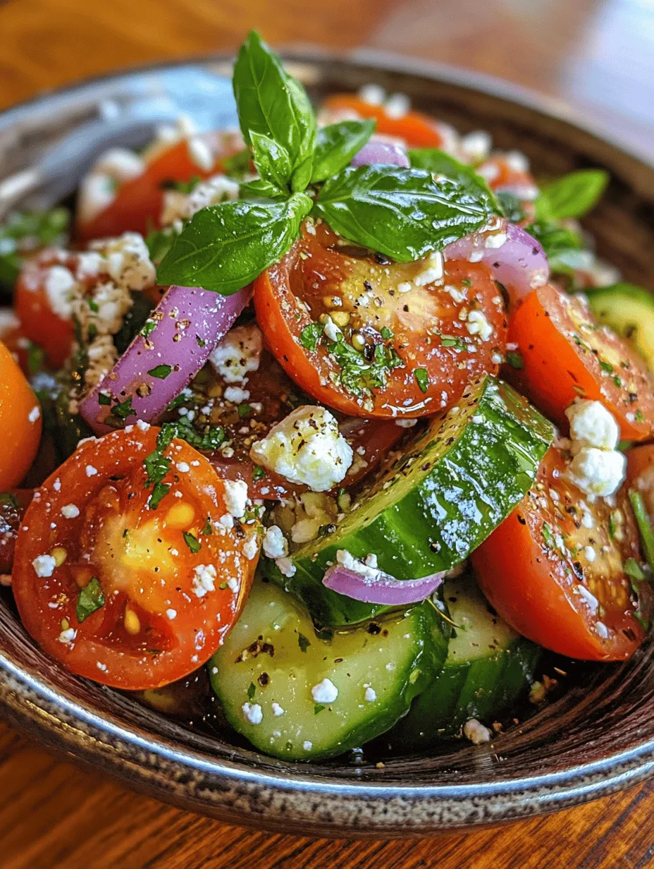 Refreshing Cucumber & Tomato Medley Salad: A Crisp Delight