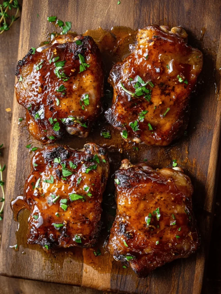 Indulge in the mouthwatering flavors of Maple Glazed Honey Dijon Chicken Thighs, a dish that effortlessly marries the sweetness of maple syrup and honey with the zesty tang of Dijon mustard. Picture succulent chicken thighs, golden and caramelized, drizzled with an irresistible glaze that coats each bite. This recipe is a family favorite at my house, perfect for dinners when we want something special without spending all day in the kitchen. It’s simple yet sophisticated, making it an ideal choice for both weeknight meals and weekend gatherings.