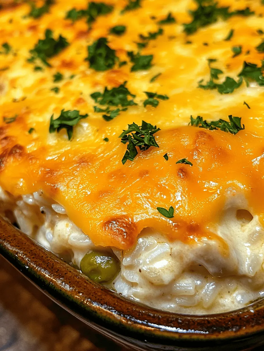 Comfort Food at Its Best: Cheesy Angel Chicken and Rice Casserole Recipe