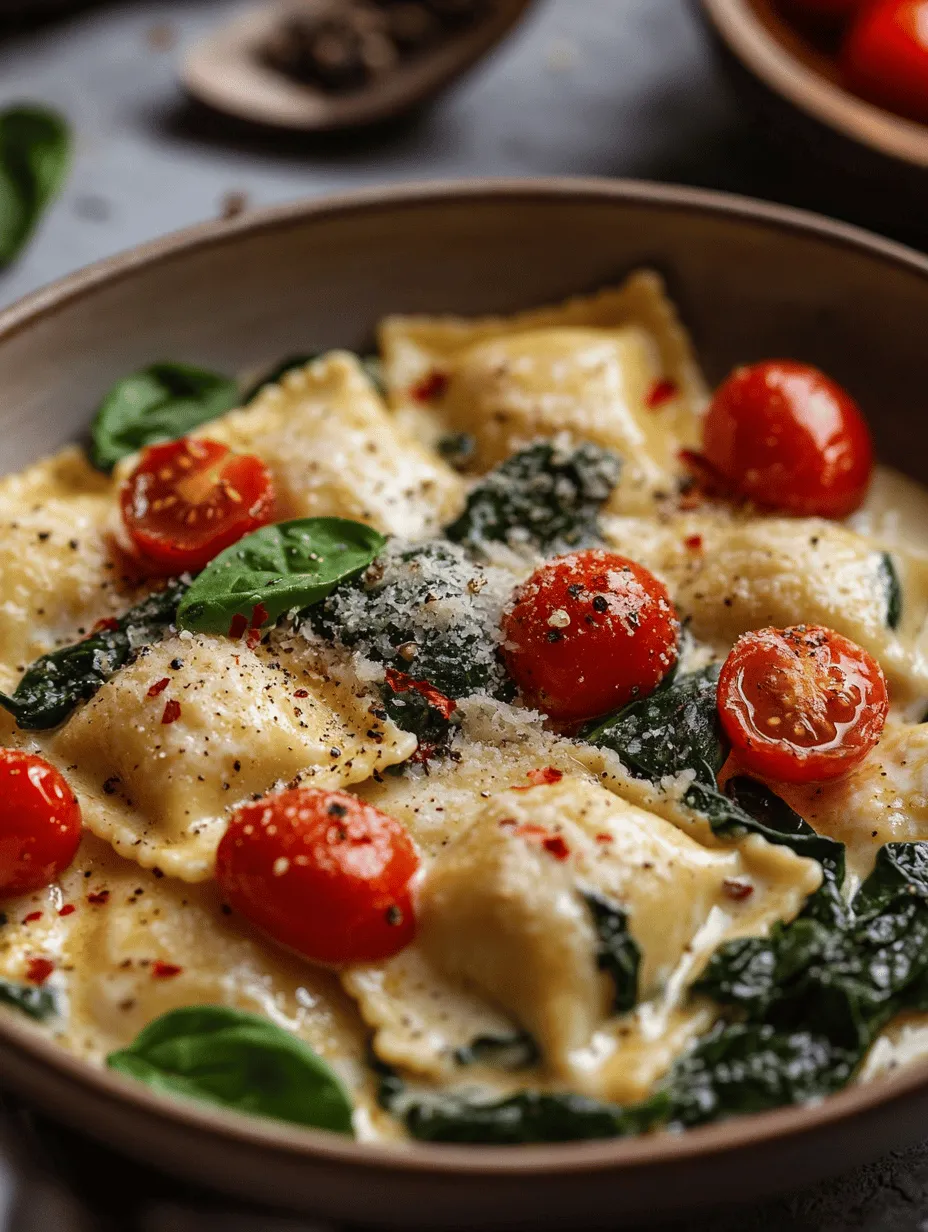 Indulge in the rich flavors of Italy with this Creamy Tuscan Ravioli recipe that combines delicate pasta filled with cheese or spinach, fresh vegetables, and a luscious creamy sauce. This dish is not just a meal; it's an experience that transports you to the sun-drenched hills of Tuscany. Imagine each bite enveloped in a velvety sauce, bursting with the sweetness of cherry tomatoes and the earthiness of fresh spinach. Perfect for family dinners, date nights, or whenever you're craving something comforting and delicious!