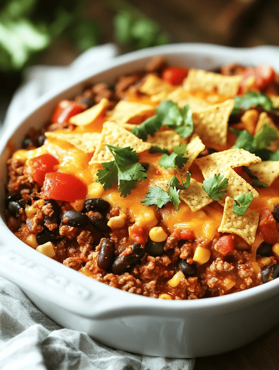 Looking for a dish that’s packed with flavor and warmth? Look no further than this Spicy BBQ Beef and Bean Casserole, your new family favorite! Combining the rich, hearty taste of ground beef with the zesty kick of BBQ sauce and the satisfying crunch of tortilla chips, this casserole is a true indulgence. Whether you're gathered around the dinner table with family or entertaining friends, this dish promises to deliver a burst of flavors that will leave everyone asking for seconds!