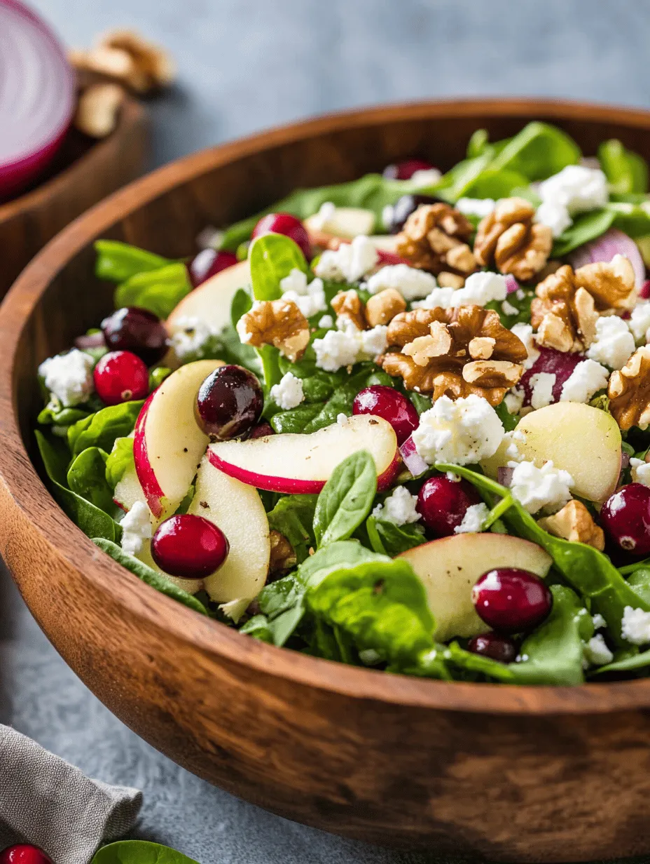 As the leaves turn vibrant shades of red and gold, nothing captures the essence of autumn quite like a Harvest Apple Cranberry Salad. This vibrant dish combines the crispness of fresh apples, the tartness of cranberries, and the creaminess of feta cheese, creating a symphony of flavors and textures. Perfect as a refreshing side or a light standalone meal, this salad will undoubtedly be a staple at your fall gatherings!