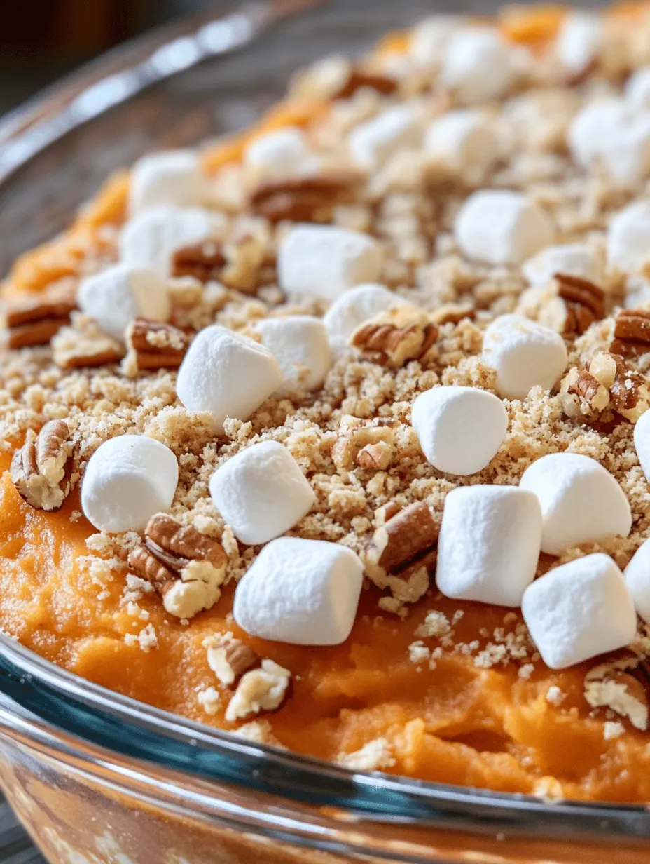 If you're seeking the perfect comfort food that brings warmth and joy to your dining table, look no further than this Sweet Potato Paradise Casserole! This dish is a delightful blend of creamy, sweet flavors topped with golden marshmallows and crunchy graham crackers, making it an irresistible addition to any holiday feast or cozy family gathering. Picture this: a warm, inviting casserole that fills your home with an aromatic embrace, making every bite feel like a hug from your grandmother. Trust me, once you make this recipe, it'll become a beloved staple at your table!