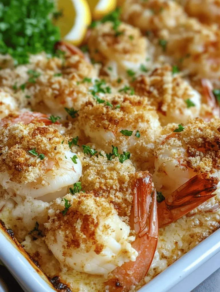 Imagine a dish where succulent shrimp and tender lobster meat merge together in a rich garlic butter sauce, topped with a crispy breadcrumb and melted cheese layer. Garlic Butter Shrimp and Lobster Bake is not just a meal; it's an experience that brings an air of sophistication to any dining table. Perfect for special occasions or a delightful treat at home, this dish is as unique as it is delicious.