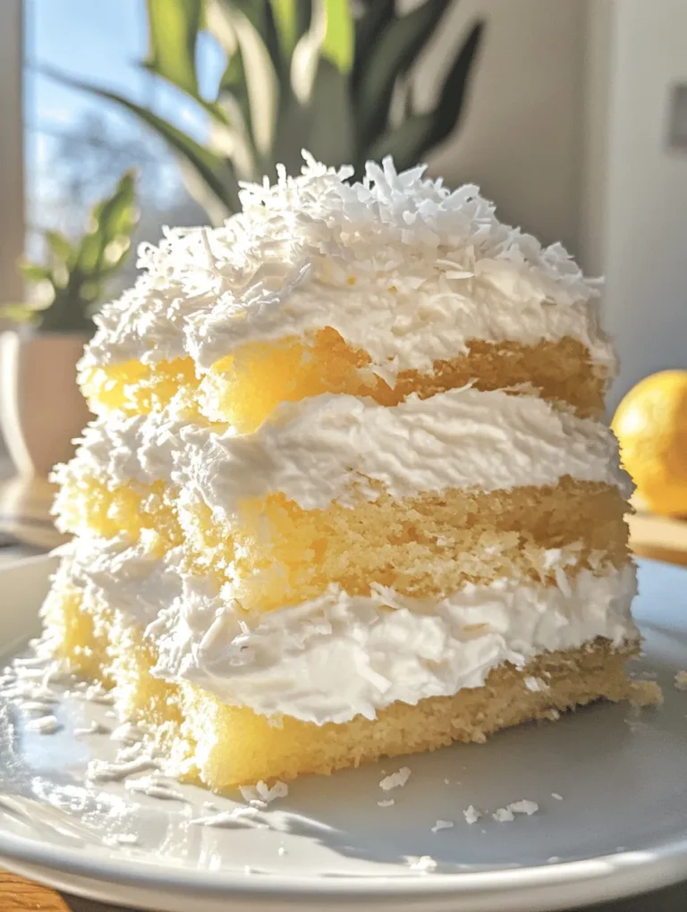 If you're craving a slice of paradise, look no further than this Pineapple Coconut Dream Cake! With its moist texture and sweet tropical flavors, this cake is perfect for any celebration or just a delightful afternoon treat. The combination of crushed pineapple and shredded coconut brings a burst of flavor, transporting you to a sunny beach with each bite. Whether you're hosting a summer gathering or celebrating a special occasion, this cake is sure to impress!