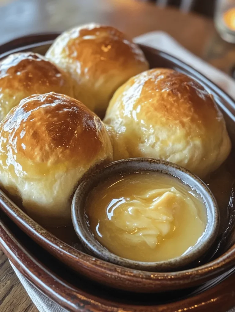 Imagine the aroma of freshly baked rolls wafting through your kitchen, golden and heartwarming. Fluffy Honey Butter Dinner Rolls are not just a side dish; they are a delightful treat that transforms any meal into a special occasion. Their soft, pillowy texture paired with a luscious honey butter spread creates a comforting experience like no other. Whether served at holiday gatherings or cozy family dinners, these rolls are sure to win hearts and elicit happy memories.