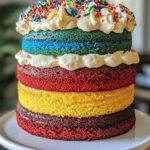 Imagine a cake that’s not only a feast for the palate but also a treat for the eyes! Colorful Birthday Celebration Layers is a vibrant dessert perfect for any birthday bash. With its stunning rainbow hues and rich, creamy frosting, this cake is sure to steal the spotlight. As nostalgia creeps in, it reminds me of the birthdays where each slice brought joy and cheer to everyone around. Let’s dive in and create this delightful masterpiece that will make your celebrations unforgettable!