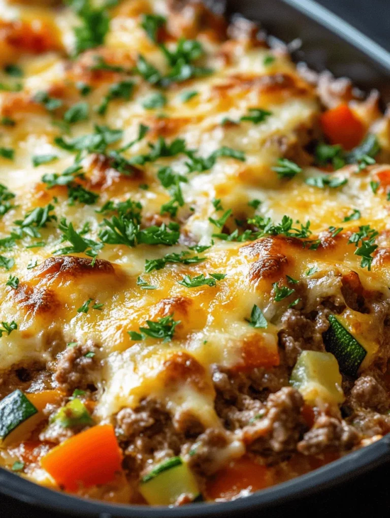 When it comes to comforting family meals, few dishes can rival the warm, hearty embrace of a Cheesy Loaded Meatloaf Casserole with Vegetables. This delightful dish not only satisfies hunger but also brings a sense of nostalgia to the dinner table, reminding many of cherished gatherings and family traditions. The combination of savory meat, a medley of colorful vegetables, and a gooey layer of melted cheese makes this casserole a must-try for anyone looking to elevate their weeknight dinners.