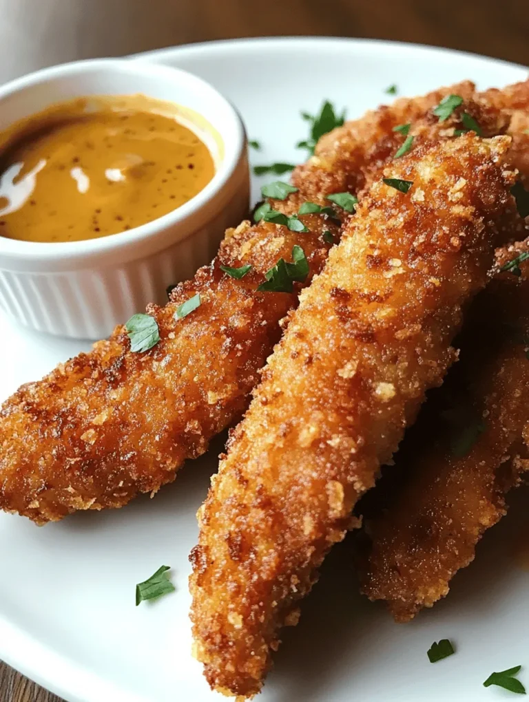 Get ready to spice up your dinner with these Zesty BBQ Chicken Tenders! Perfectly marinated and baked to crispy perfection, these chicken tenders offer a burst of flavor that will have everyone coming back for seconds. Whether you're hosting a game night or just looking for a delicious family meal, these tenders paired with a sweet and tangy honey mustard sauce are sure to impress. Trust us, once you try these, they’ll become a go-to recipe in your kitchen!