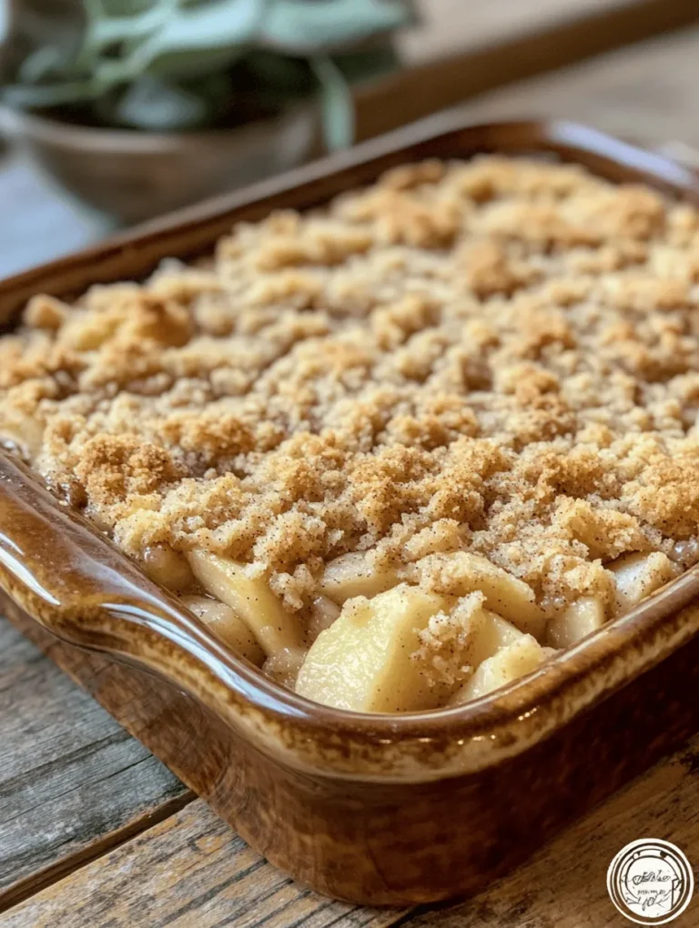 Imagine biting into a warm slice of Cinnamon Swirl Apple Crumb Bars, where the sweet, tender apples mingle with a rich, buttery crumble and a delightful swirl of cinnamon. These bars are not just a treat but a cozy embrace of flavors that remind you of home and fall festivities. Perfect for gatherings or a simple afternoon snack, this timeless dessert is sure to become a new family favorite.