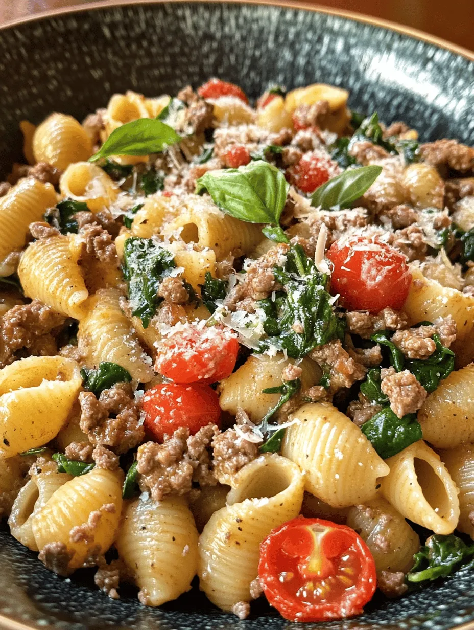 Are you looking for a comforting and hearty dish that combines creamy decadence with a burst of fresh flavors? Look no further than this Creamy Tuscan Beef and Shells recipe! This delightful one-pot meal features savory ground beef enveloped in a rich cream sauce, tender pasta shells, and vibrant cherry tomatoes and spinach. It’s a crowd-pleaser that’s perfect for family dinners or gatherings with friends, bringing the rustic charm of Italian cuisine right into your kitchen!