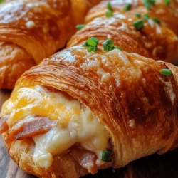 To create the Buttery Ham and Cheese Croissant Delight, you'll need a few essential ingredients that come together to produce a dish that’s bursting with flavor. Let’s take a closer look at what you’ll need: