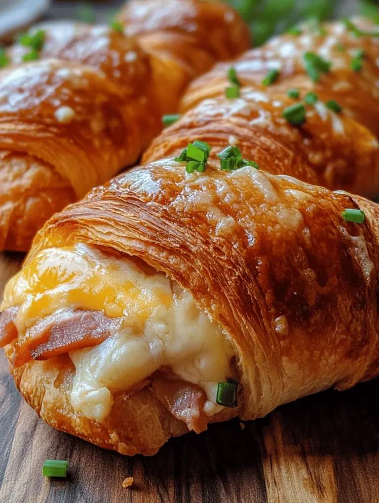 To create the Buttery Ham and Cheese Croissant Delight, you'll need a few essential ingredients that come together to produce a dish that’s bursting with flavor. Let’s take a closer look at what you’ll need: