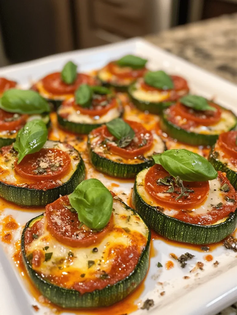 If you’re seeking a fun, healthy appetizer that will impress everyone at your next gathering, then Zucchini Pizza Bites are just what you need! These delightful snacks combine the satisfying flavors of traditional pizza with the wholesome goodness of fresh zucchini. With a crispy exterior and melty cheese, each bite delivers a burst of flavor that is simply irresistible. Whether you're hosting a party or just enjoying a cozy night in, these bites are sure to win over both kids and adults alike!