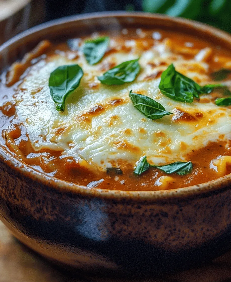 Lasagna soup is a delightful twist on the classic Italian dish that has gained immense popularity among home cooks and food lovers. This comforting, hearty meal combines all the beloved flavors of traditional lasagna—rich meat, tangy tomato sauce, and melted cheese—into a warm, inviting soup. Perfect for chilly evenings or family gatherings, lasagna soup is not only easy to prepare but also packs a punch in terms of flavor and satisfaction.