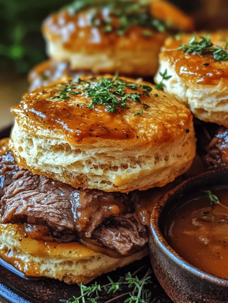 To fully appreciate the French Dip Biscuits, it's essential to understand their origins. The French dip sandwich, believed to have originated in Los Angeles in the early 20th century, features thinly sliced roast beef on a crusty roll, served with a side of savory au jus for dipping. This combination of tender meat and flavorful broth has made it a favorite among food enthusiasts.