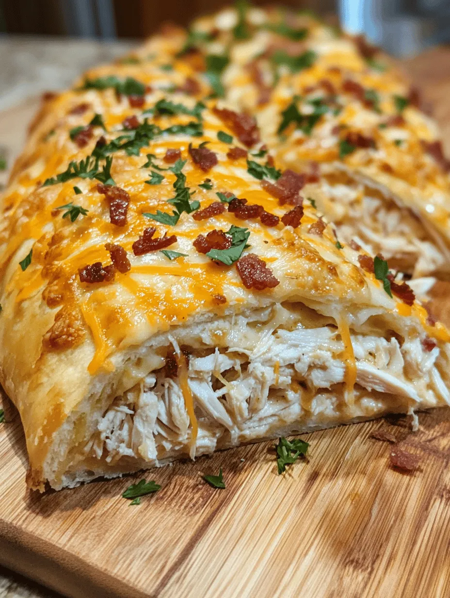 Delicious Chicken Bacon Ranch Stromboli Recipe: A Comfort Food Favorite! 🥓