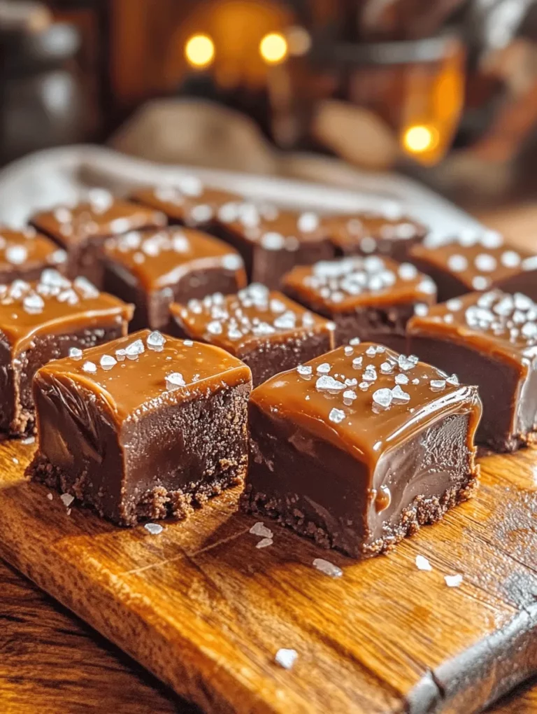 To create the ultimate Dark Chocolate Fudge with Sea Salt Caramel, it’s essential to understand the key components that make this dessert so exquisite.