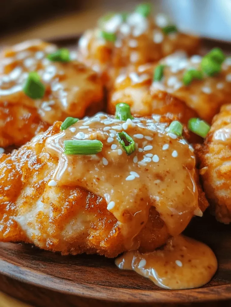 If you're on the hunt for a dish that combines crispy textures with a rich, creamy sauce, look no further than Bang Bang Chicken. This culinary delight has been making waves in kitchens and restaurants alike, rising in popularity due to its irresistible flavor profile and straightforward preparation. Bang Bang Chicken features juicy pieces of chicken that are breaded and fried to golden perfection, then generously coated in a creamy, spicy sauce that tantalizes the taste buds.