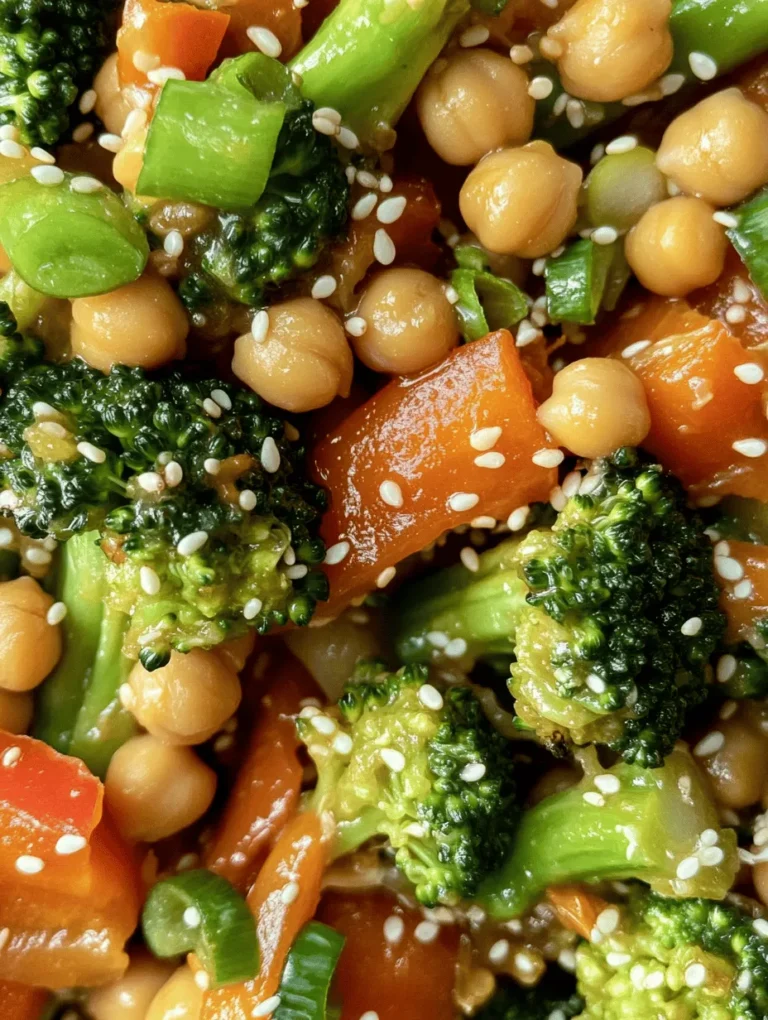 Are you ready to enjoy a colorful, nutrient-packed meal that’s as easy to whip up as it is satisfying? Look no further than this Garlic Broccoli Stir Fry with Chickpeas! This vibrant dish is a celebration of fresh vegetables tossed with hearty chickpeas, infused with the aromatic warmth of garlic and ginger. It’s perfect for busy weeknights or whenever you crave a quick, healthy meal. Plus, it’s versatile enough to please vegans and non-vegans alike!