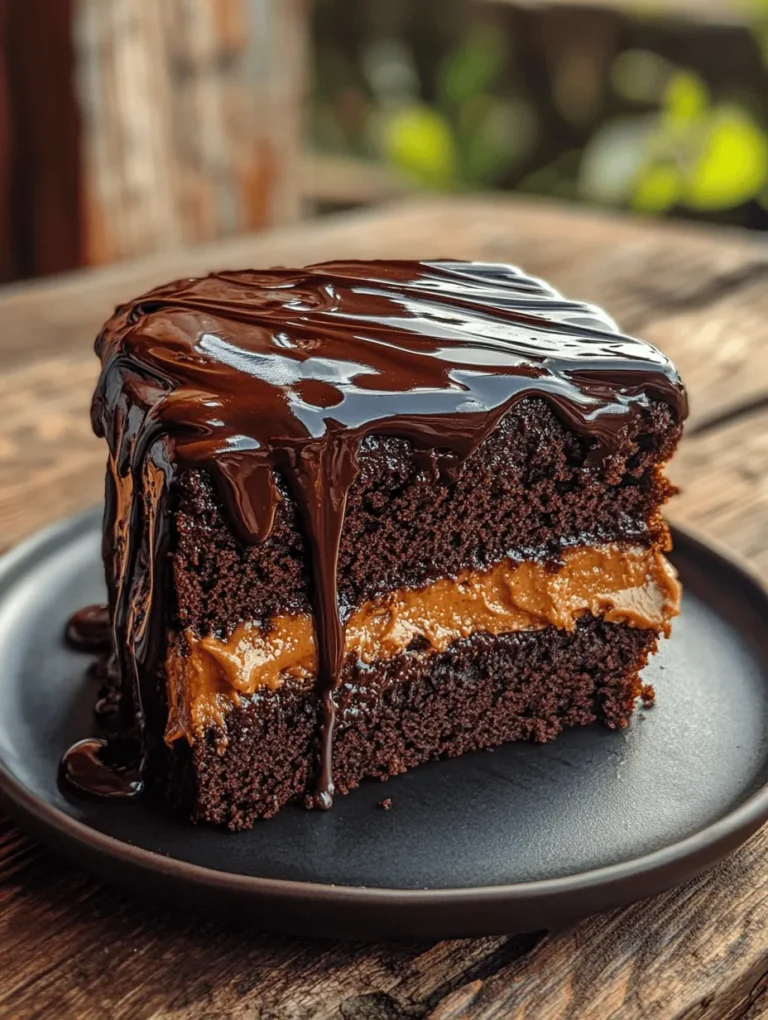 Get ready to indulge your taste buds with this Sweet Heavenly Chocolate Peanut Butter Gooey Cake! Imagine sinking your fork into moist layers of rich chocolate cake, a luscious creamy peanut butter filling, and a decadent chocolate ganache that drips with gooey goodness. This cake isn’t just a dessert; it’s a sensational experience that brings comfort and joy with each bite. Perfect for birthday celebrations, special occasions, or simply satisfying your sweet tooth, this recipe will surely become a favorite in your kitchen!