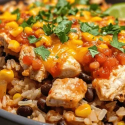 In the world of home cooking, few dishes can match the vibrant flavors and comforting textures of a Mexican-inspired meal. The Zesty Mexican Chicken and Rice Bake stands out as a perfect example of a delicious, all-in-one dish that satisfies both the palate and the need for convenience. This recipe embodies the essence of Mexican cuisine with its bold spices, fresh ingredients, and hearty components, making it an ideal choice for families and busy individuals alike.