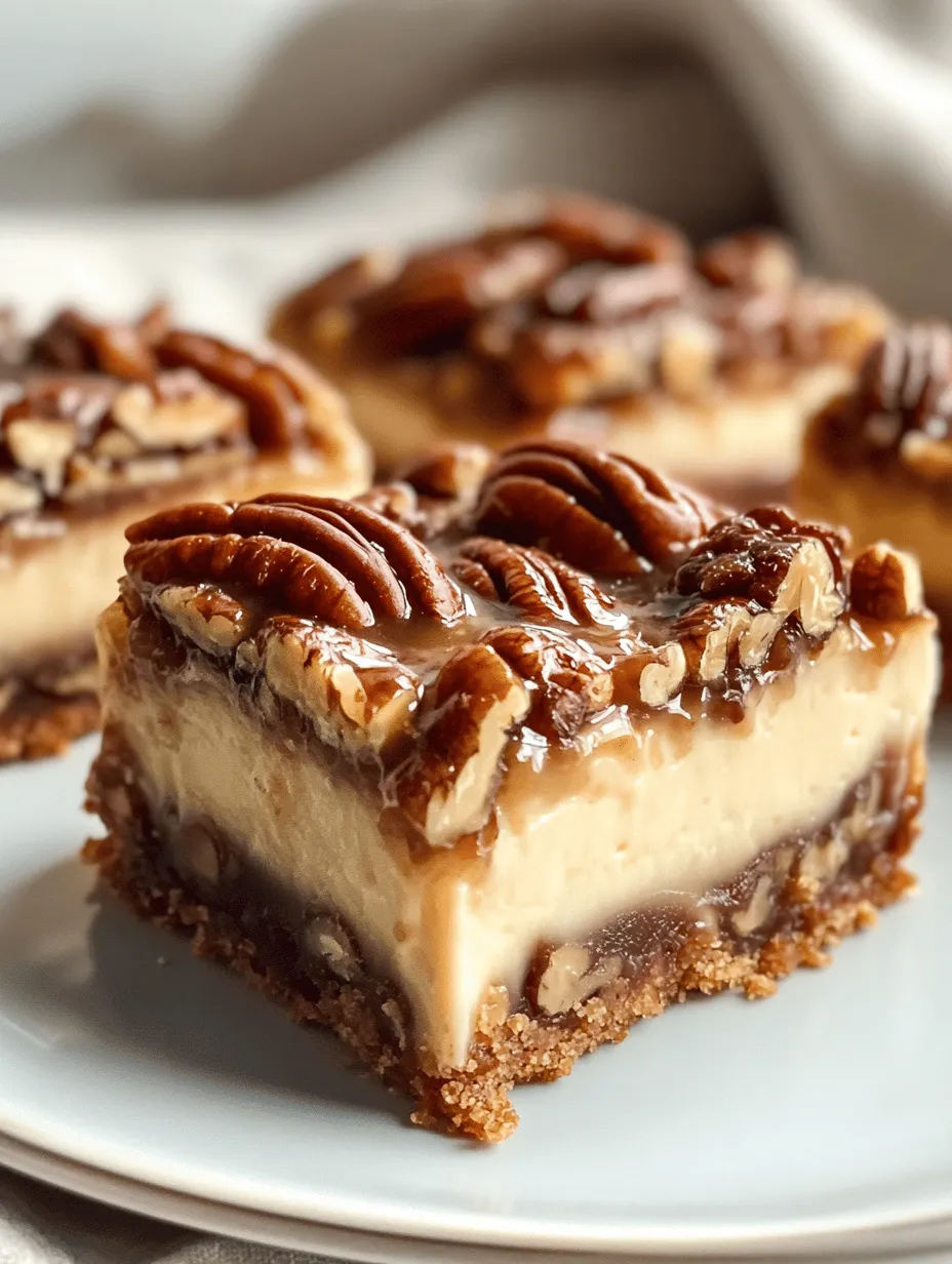 Pecan Pie Cheesecake Bars are the ultimate dessert fusion that perfectly marries the creamy decadence of cheesecake with the sweet, nutty flavor of a classic pecan pie. This delightful treat is not only visually stunning but also offers a multi-layered taste experience that is sure to impress friends and family alike. Whether you’re hosting a holiday gathering, celebrating a special occasion, or simply indulging in a sweet craving, these bars are the ideal choice.