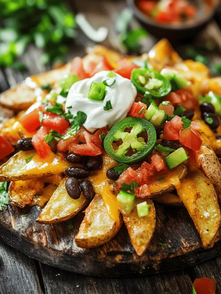 Are you ready to dive into a deliciously cheesy and crispy indulgence? Loaded Nacho Fries are the ultimate comfort food, combining the best elements of loaded nachos and golden, crispy fries. With vibrant toppings like black beans, jalapeños, and fresh cilantro, these fries are perfect for game day, movie nights, or any time you crave a savory snack. Picture yourself enjoying a big plate of these gorgeous golden fries, drizzled with cool sour cream and creamy guacamole. It’s a snack that never fails to please!