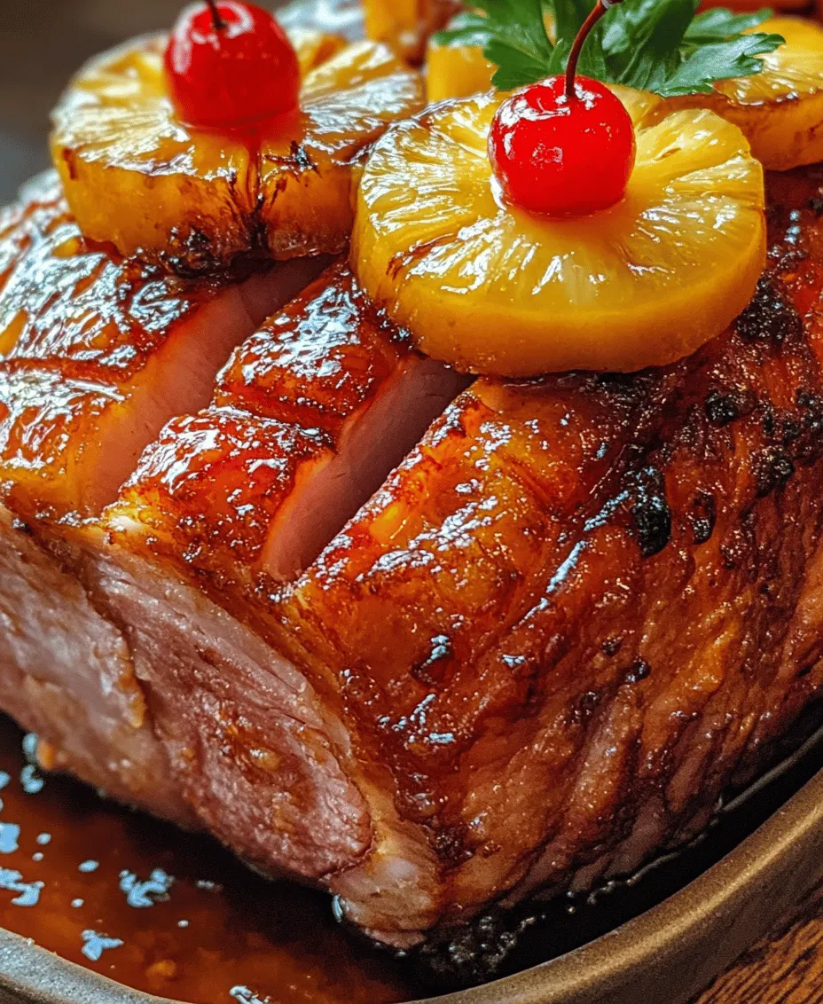 Honey glazed ham with pineapple rings is a classic dish that graces the tables of countless holiday gatherings, family reunions, and festive celebrations. This dish holds a special place in many hearts, bringing together the rich flavors of sweet and savory in a way that elevates any meal. The combination of succulent ham, luscious honey, and tangy pineapple creates an irresistible glaze that not only enhances the flavor of the meat but also adds a beautiful presentation to your table.